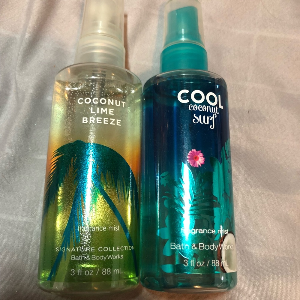 Bath and Body Works sprays